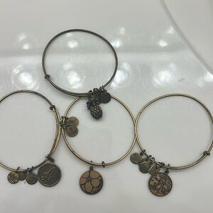Set of Alex and Ani bracelets